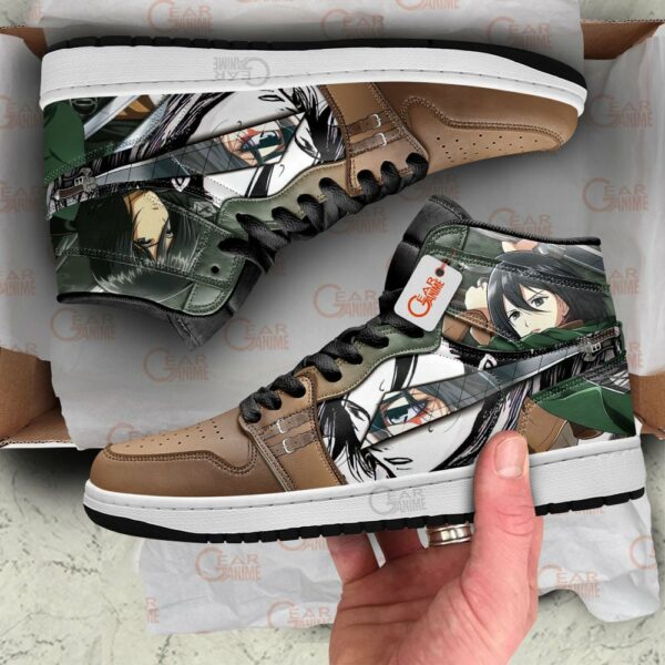 Mikasa Ackerman Anime Shoes Custom Sneakers MN2102 3