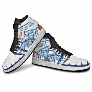 Blue Eyes White Dragon Shoes YGO Anime Custom Sneakers MN2802 7