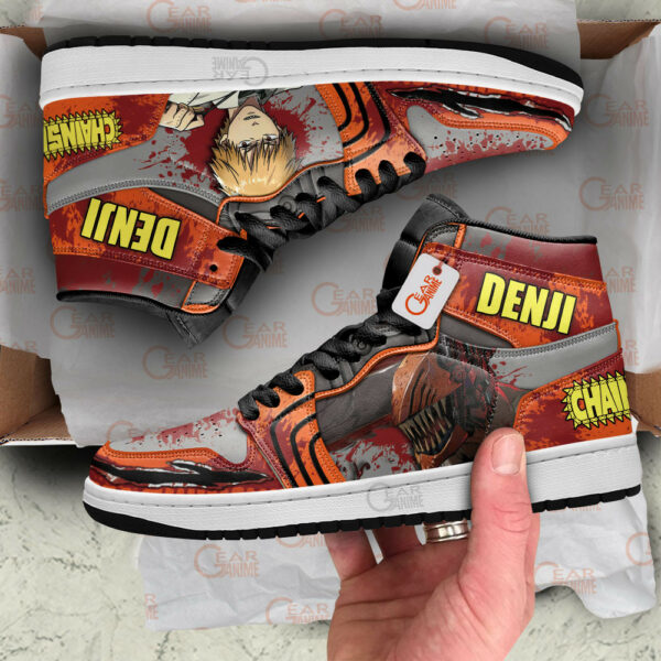 Chainsaw Man Denj Custom Anime Shoes MN17032 1