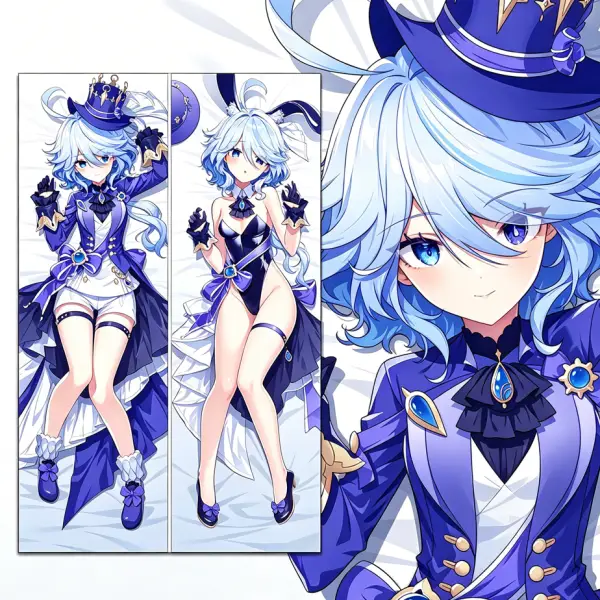 Anime Dakimakura Body Pillow Genshin Impact Focalors Furina YC1209