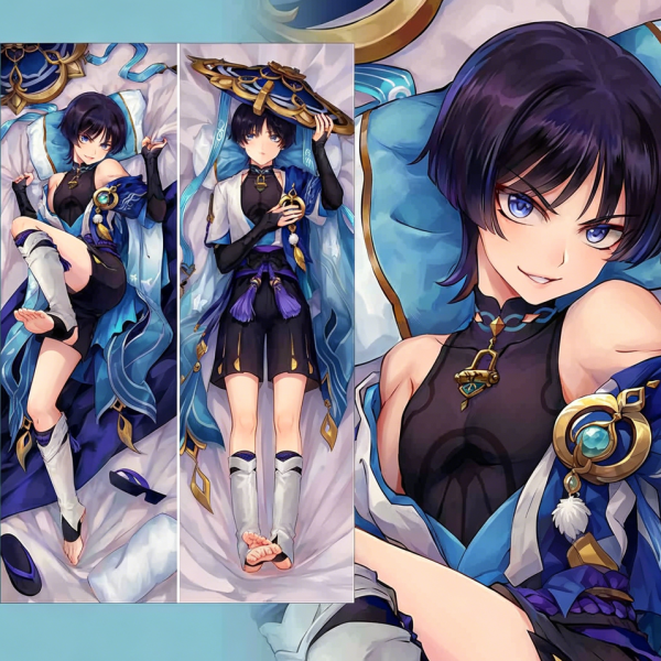 Anime Dakimakura Body Pillow Genshin Impact Wanderer SCARA00