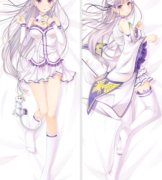 Anime Dakimakura Pillow Re:ZERO Starting Life in Another World Emilia YC0553