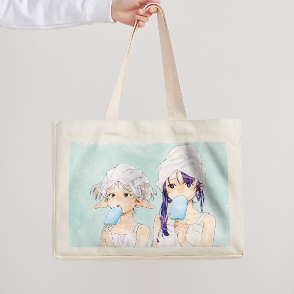 Frieren: Beyond Journey's End Fern Horizontal Printed Canvas Tote Bag