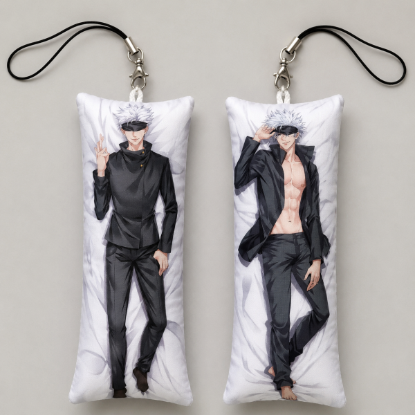 Satoru Gojo Jujutsu Kaisen Mini Pillow Phone Strap Keychain (in sets of 5 pieces) SM3062