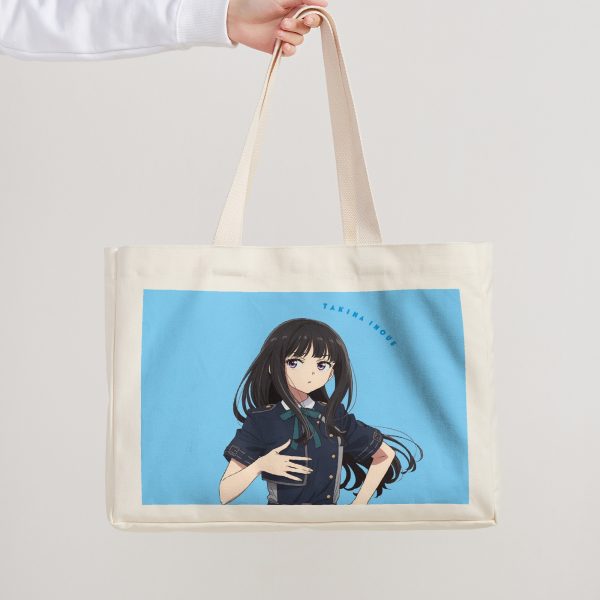 Lycoris Recoil Takina Inoue Horizontal Printed Canvas Tote Bag
