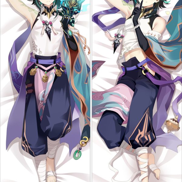 Xiao The Vigilant Yaksha Alatus Genshin Impact Anime Dakimakura Body Pillow SM3054