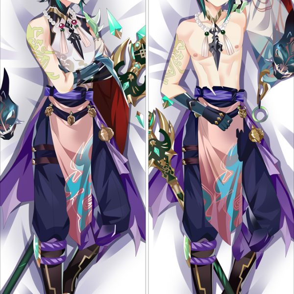 Xiao The Vigilant Yaksha Alatus Genshin Impact Anime Dakimakura Body Pillow SM3055