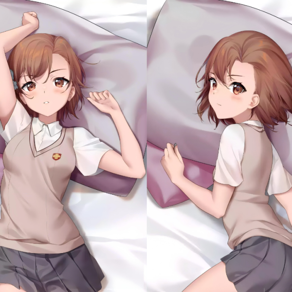 Toaru Kagaku no Railgun Misaka Mikoto Anime Dakimakura Body Pillow