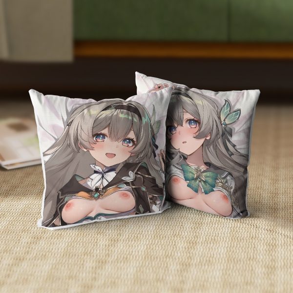 Honkai: Star Rail Firefly Anime Dakimakura Square Pillow 45x45cm/18x18 Inch