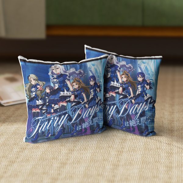 The Idolm@ster Million Live! Theater Days Anime Dakimakura Square Pillow 45x45cm 18x18 Inch