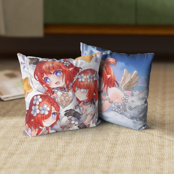 Tribbie Honkai:Star Rail Anime Dakimakura Square Pillow 45x45cm 18x18 Inch