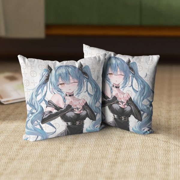 Yukihana Lamy hololive VTuber Anime Dakimakura Square Pillow 45x45cm/18x18 Inch