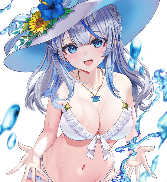 Amami Ruka Blue Archive swimsuit C108 SB2 45×64cm Peach Skin Tapestry Anime Wall Scroll