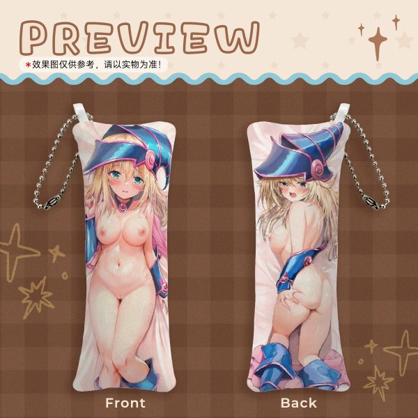 Dark Magician Girl Yu-Gi-Oh! Mini Pillow Phone Strap Keychain (in sets of 5 pieces)
