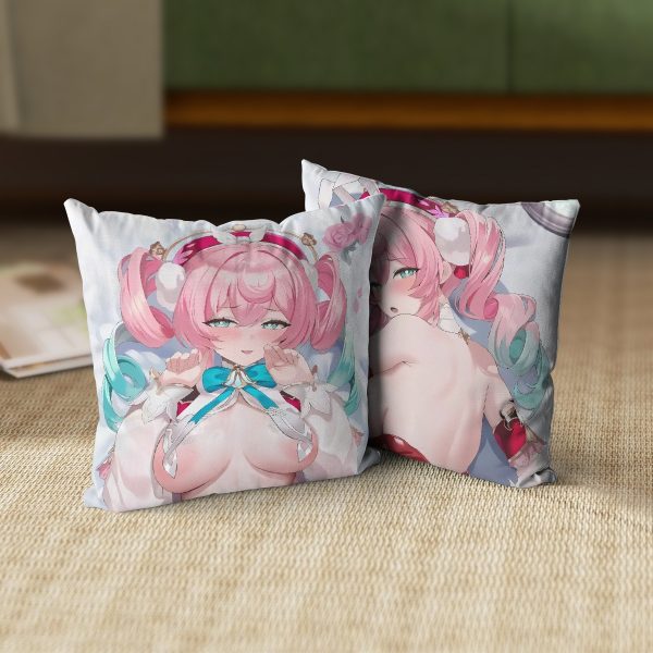 Hyacine Honkai: Star Rail Anime Dakimakura Square Pillow 45x45cm/18x18 Inch