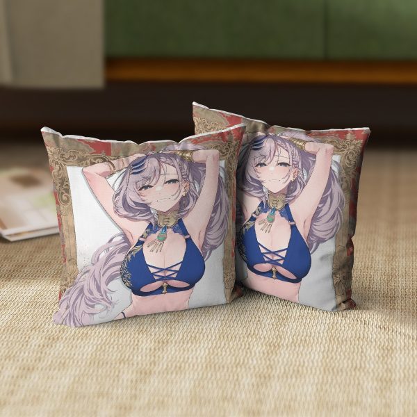 Pavolia Reine hololive Indonesia Anime Dakimakura Square Pillow 45x45cm/18x18 Inch