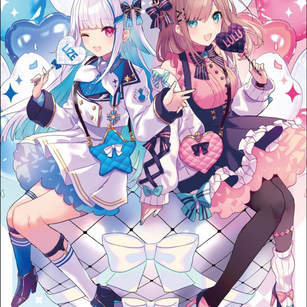 Lize Helesta & Suzuhara Lulu NIJISANJI Vtuber B2 52×72cm Peach Skin Tapestry Anime Wall Scroll