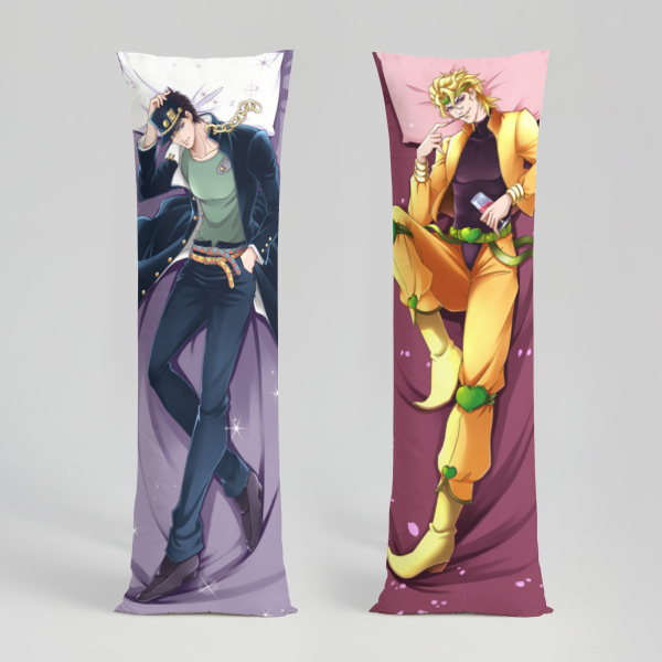 Jotaro Kujo Dio Brando JoJo's Bizarre Adventure Anime Dakimakura Body Pillow YC0378