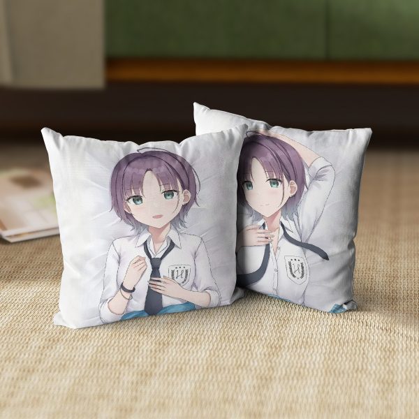 Asakura Toru THE iDOLM@STER Anime Dakimakura Square Pillow 45x45cm/18x18 Inch