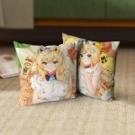 Escoffier Genshin Impact 45x45cm square throw pillow anime cushion