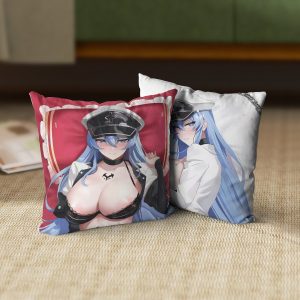 Esdeath Akame Ga Kill anime 45×45cm square throw pillow cover
