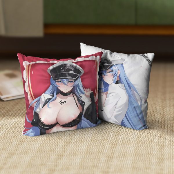 Esdeath Akame Ga Kill anime 45×45cm square throw pillow cover