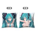 VOCALOID Miku square pillowcase 45*45cm, decorative anime cushion for sofa