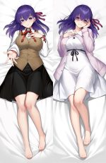 Fate Matou Sakura small hanging pillow charm, anime mini keychain cushion