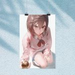 Momo Ayase Dandadan 52*72cm peach skin wall scroll anime poster