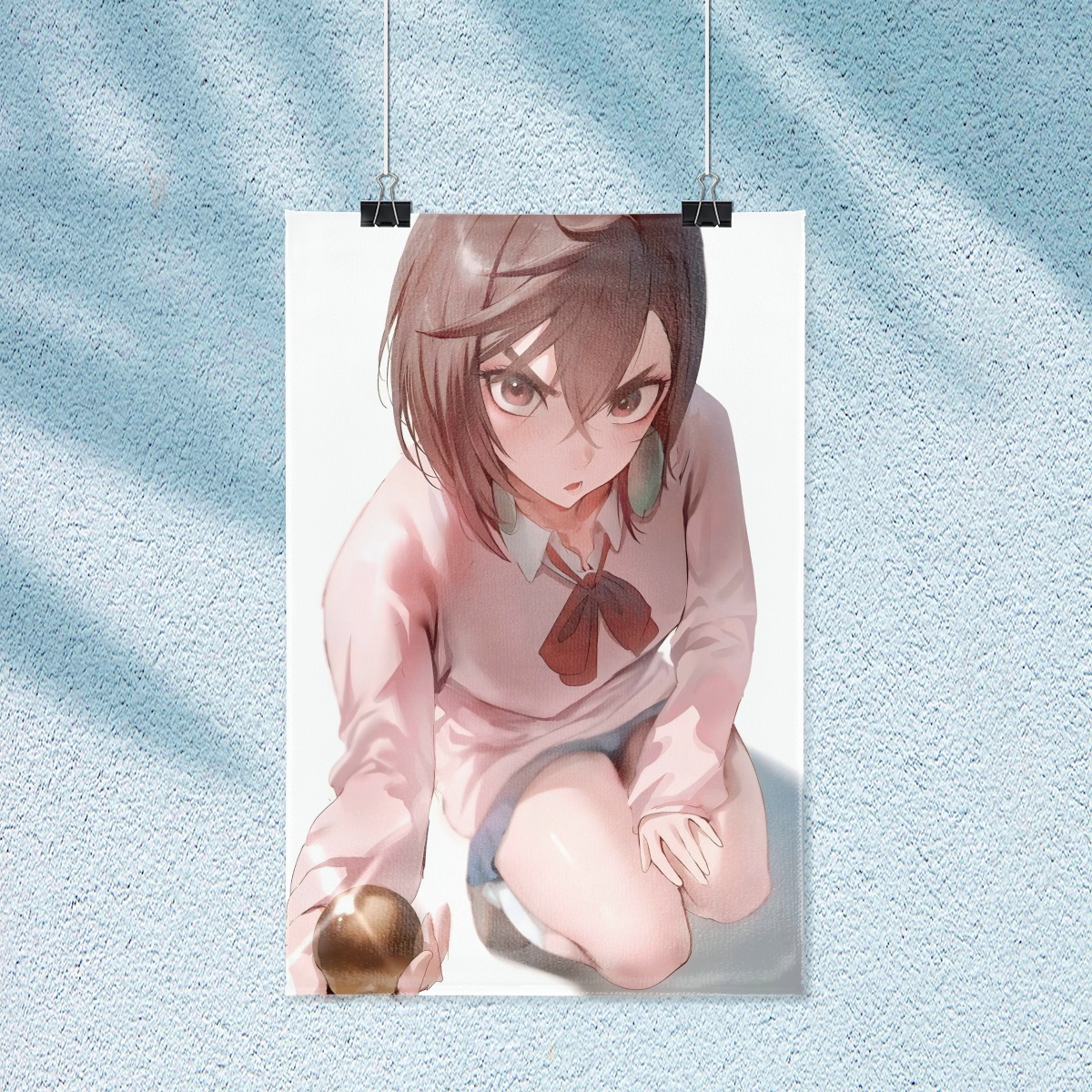 Momo Ayase Dandadan 52*72cm peach skin wall scroll anime poster