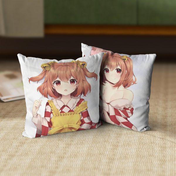 Motoori Kosuzu Touhou Project Anime Dakimakura Square Pillow 45x45cm/18x18 Inch