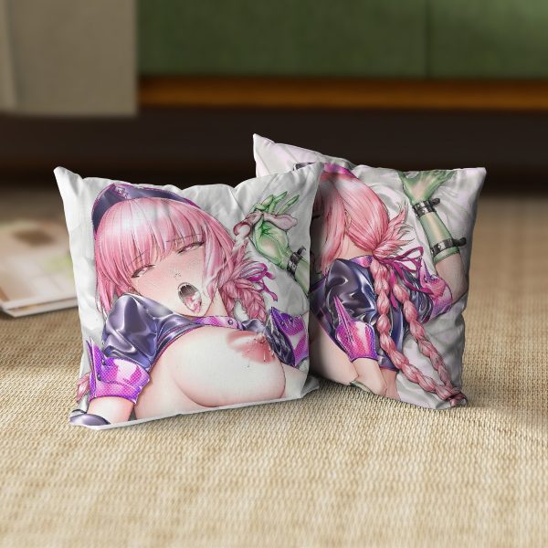Nightingale Fate Grand Order 45x45cm square cushion cover, FGO Berserker anime pillow artwork