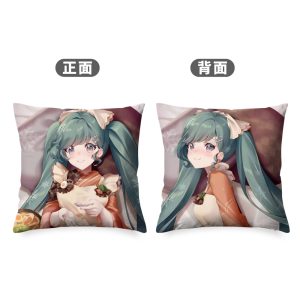 Vocaloid Snow Miku 2024 decorative square cushion, anime pillow case