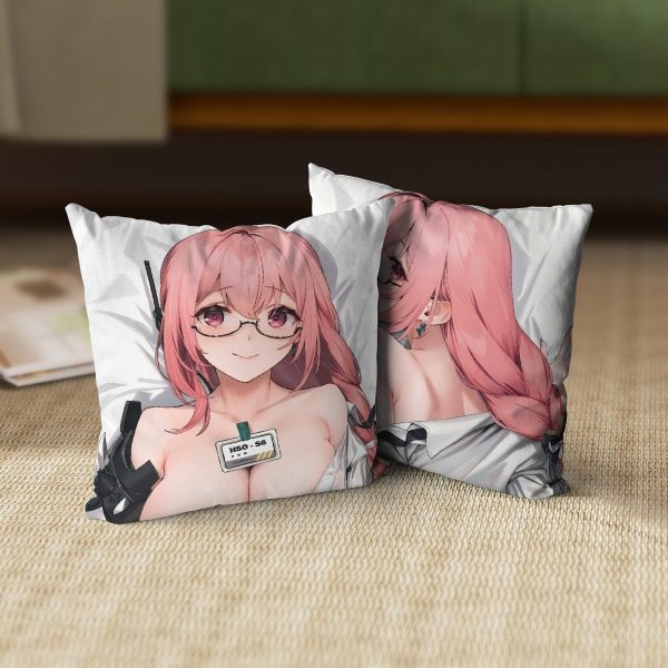 Tsukishiro Yanagi Zenless Zone Zero Anime Dakimakura Square Pillow 45x45cm/18x18 Inch