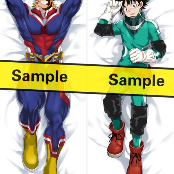 Izuku Midoriya All Might My Hero Academia dakimakura full body pillow cover