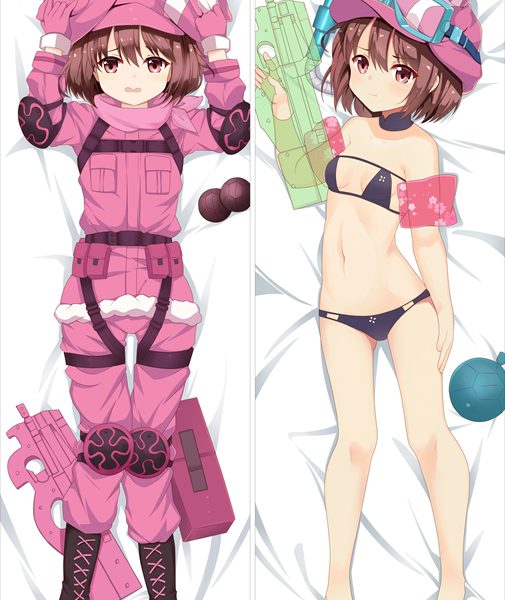 Sword Art Online Gun Gale Online LLENN anime dakimakura body pillow cover
