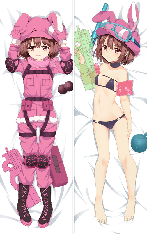 Sword Art Online Gun Gale Online LLENN anime dakimakura body pillow cover