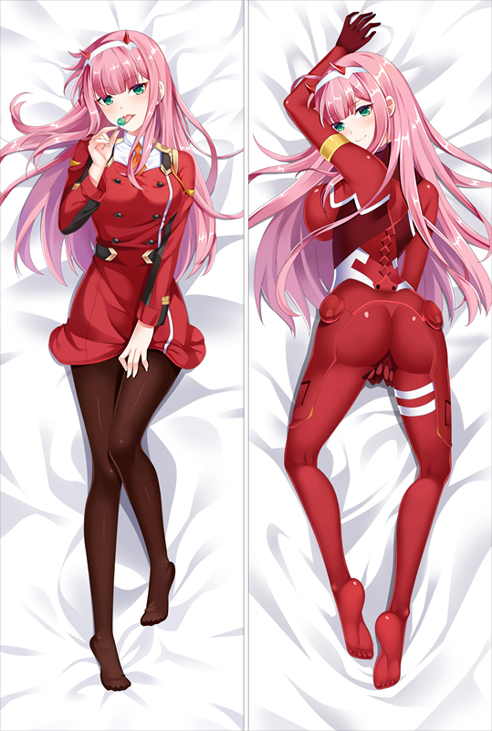 Zero Two 002 DARLING in the FRANXX anime dakimakura pillow cover